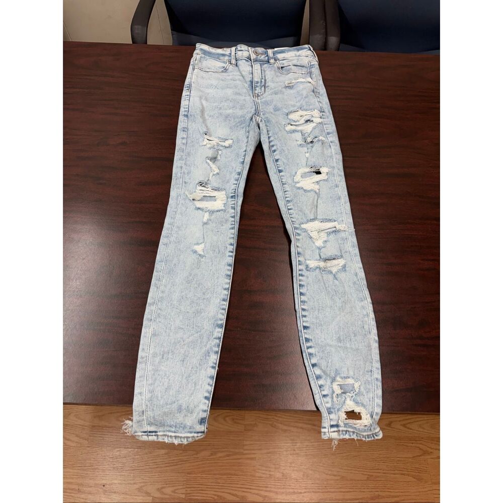NWT American Eagle Next Level Stretch Super Hi-Rise Jegging Size 2 Short